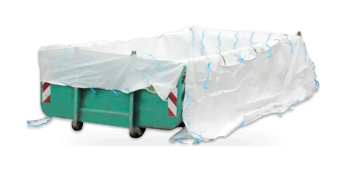 Containerbag, asbestmerket, vevd PP med PE-liner