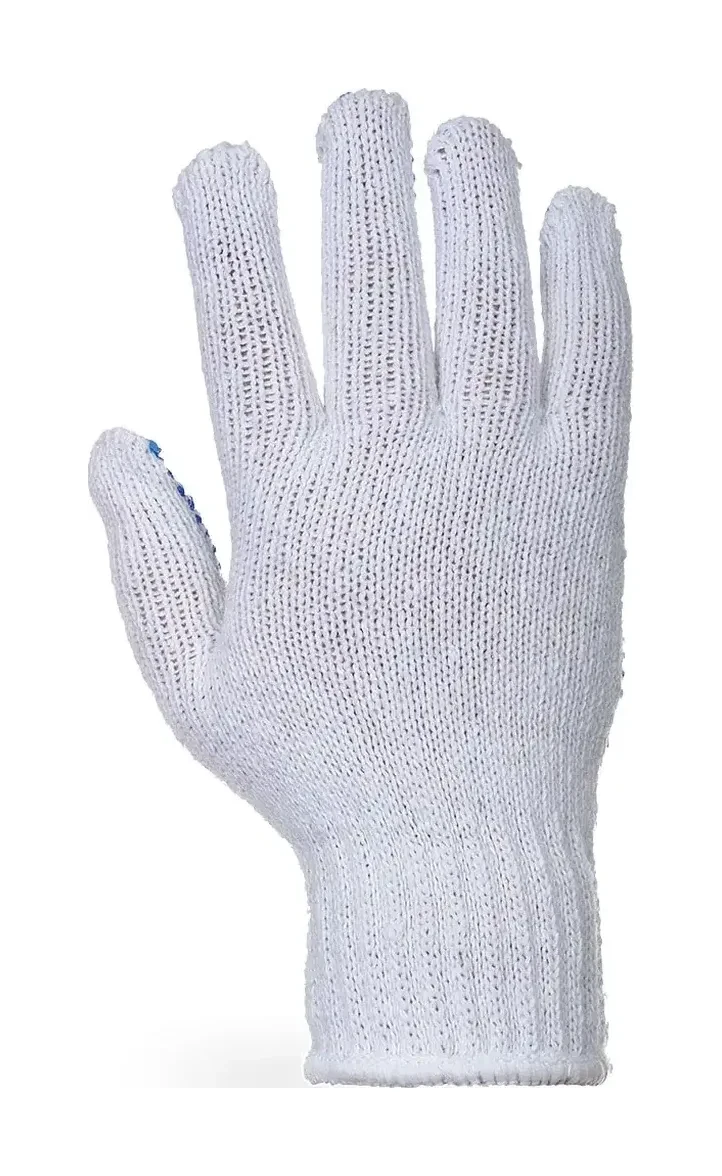 Arbeidshanske, A111 Polka Dot, bomull med PVC-prikker, Portwest