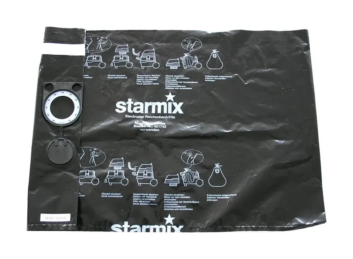 Tømmingspose, FBPE 25/35 asbest, H-klasse, 5 stk, Starmix