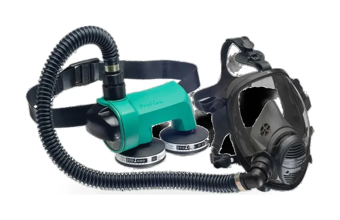 Helmaske, PF-600E-ASB, vifteassistert, komplett, M/L, 3M