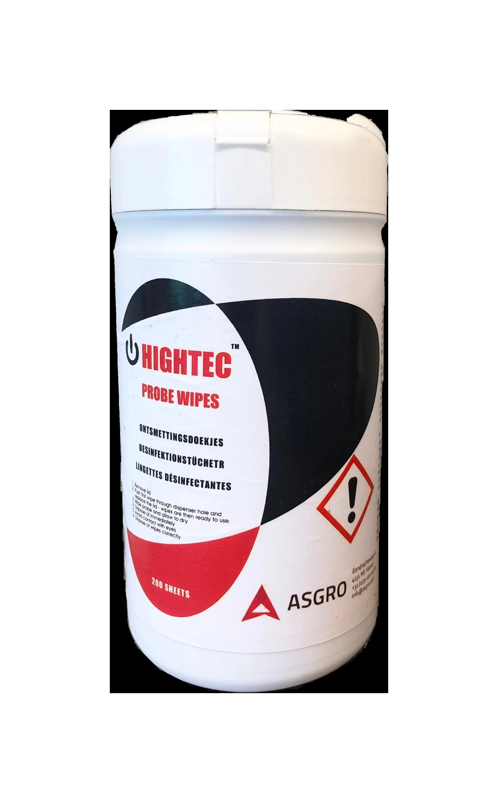 Desinfeksjonskluter, 130 × 130 mm, 200 stk, HIGHTEC