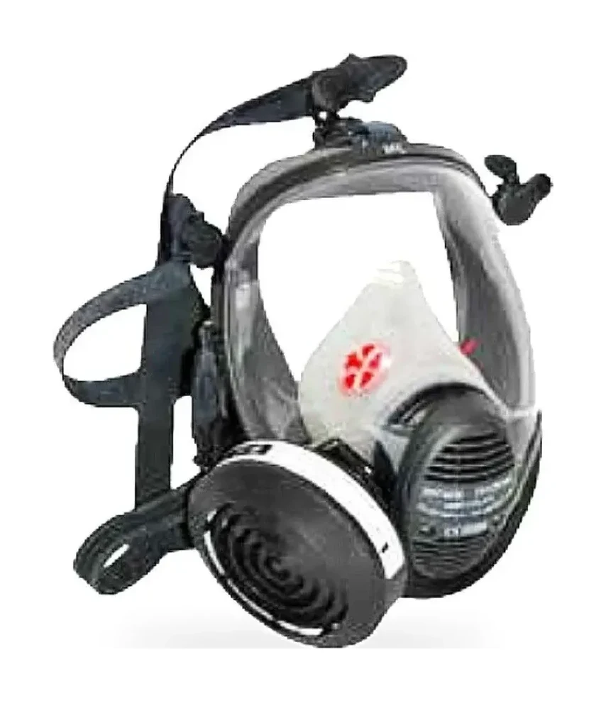 Helmaske, FF-600, silikon, EN 136 klasse 2, 3M