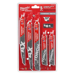 EASYSOLUTION BAJONETTSAGBLAD KARBID 6 TYPER TRE OG METALL (5 PK)